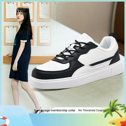 New Spring Women's Shoes Thick Bottom All-Match Sports Casual Board Shoes Breathable