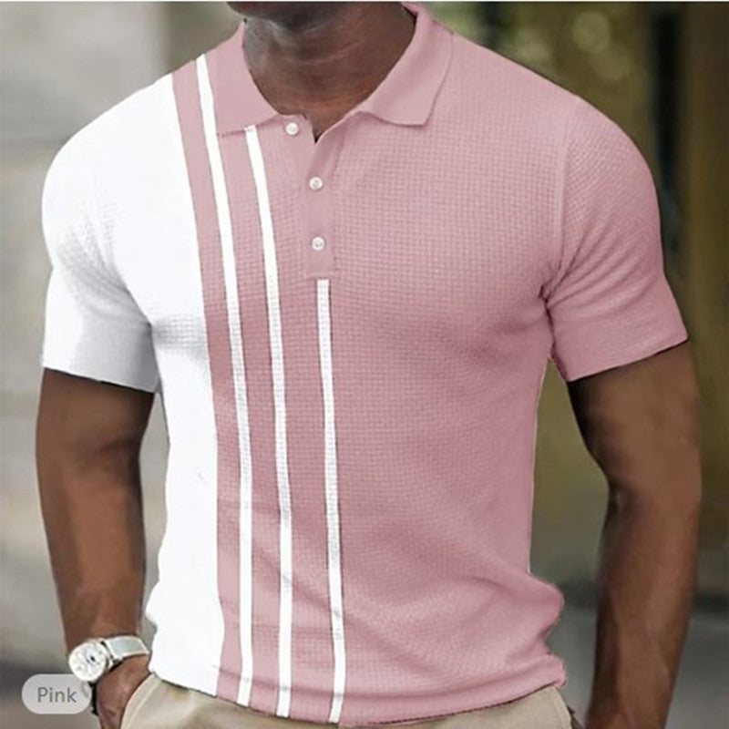 Men’s Summer Golf Shirt – European & American Style Polo Summer European And American Golf Shirt | Ectron Online