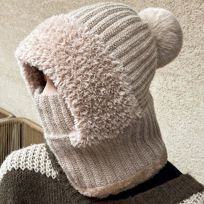 3-in-1 Multifunctional Hat & Scarf Set | Warm Winter Neck Warmer Multifunctional Hat Scarf One-piece Hat | Ectron Online