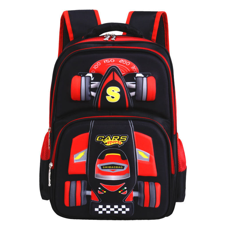 3D Car Trolley School Bag for Boys – Spacious & Durable Three Dimensional Car Boys Primary Schoo | Ectron Online