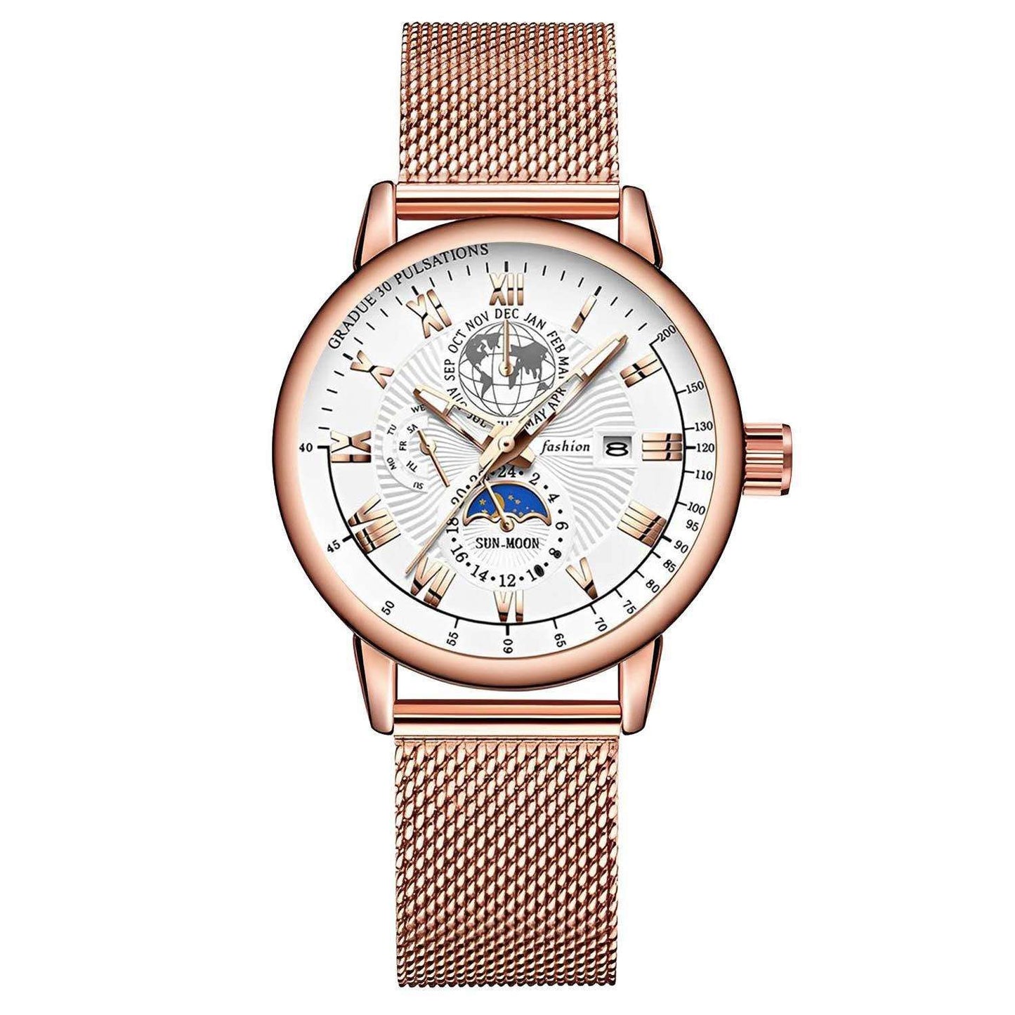 Men's Luminous Quartz Watch Men's Watch Non-mechanical Luminous Cale | Ectron Online