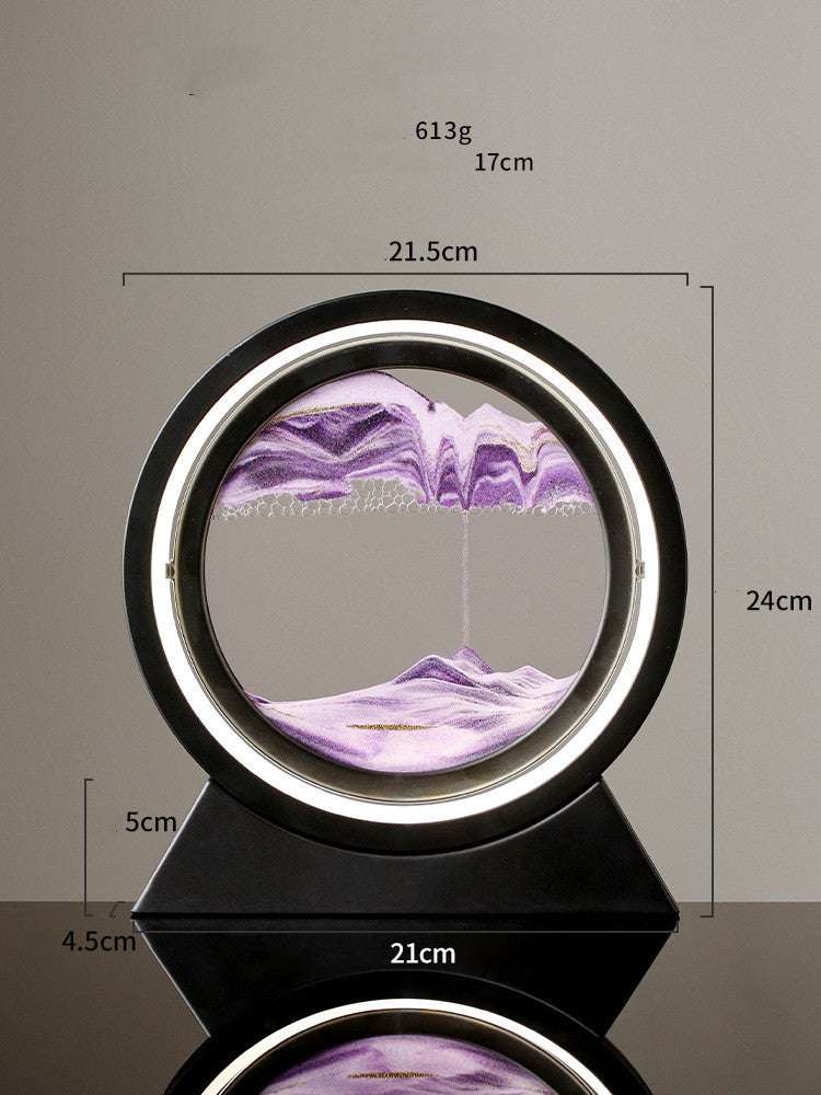 Quicksand Painting Table Lamp - Creative Light Luxury Decor Quicksand Painting Creative Light Luxury | Ectron Online