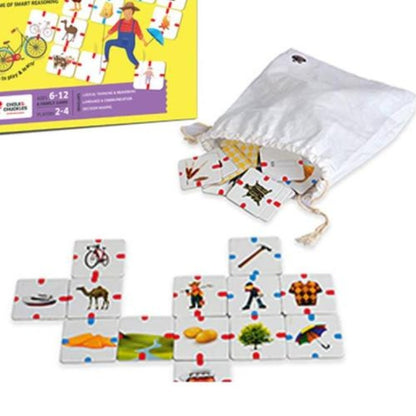 Why Connect? Educational Picture Connection Game Game Set Puzzel Set For Kids Why Connect | Ectron Online