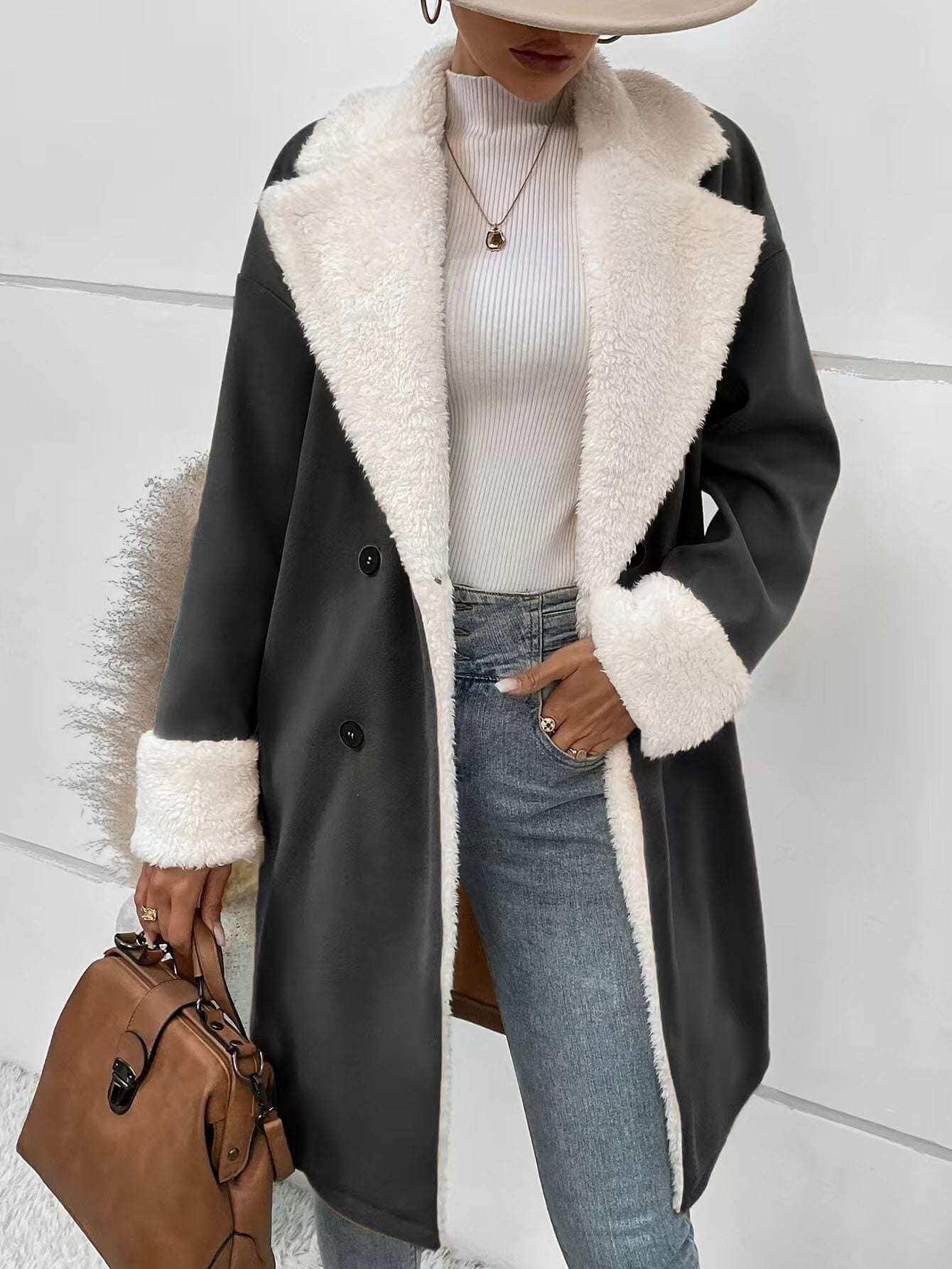 Women's Woolen Commuter Coat Leisure Commute Woolen Coat For Women | Ectron Online