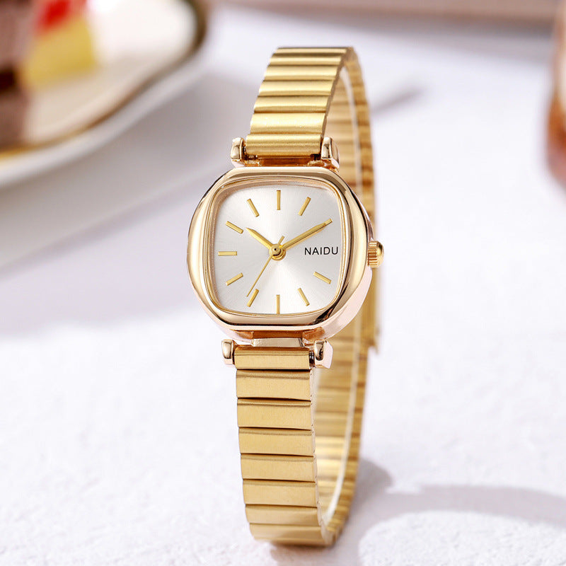New Simple Small Square Steel Ladies' Watch Fashion Simple New Small Square Watch St | Ectron Online