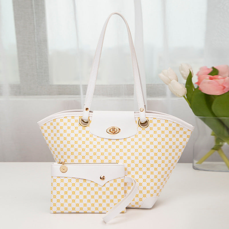 One Shoulder Printed Female Handbag