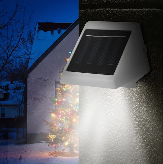 Solar Powered Stair Lights LED Solar Powered Stair Lights Dusk-To-D | Ectron Online