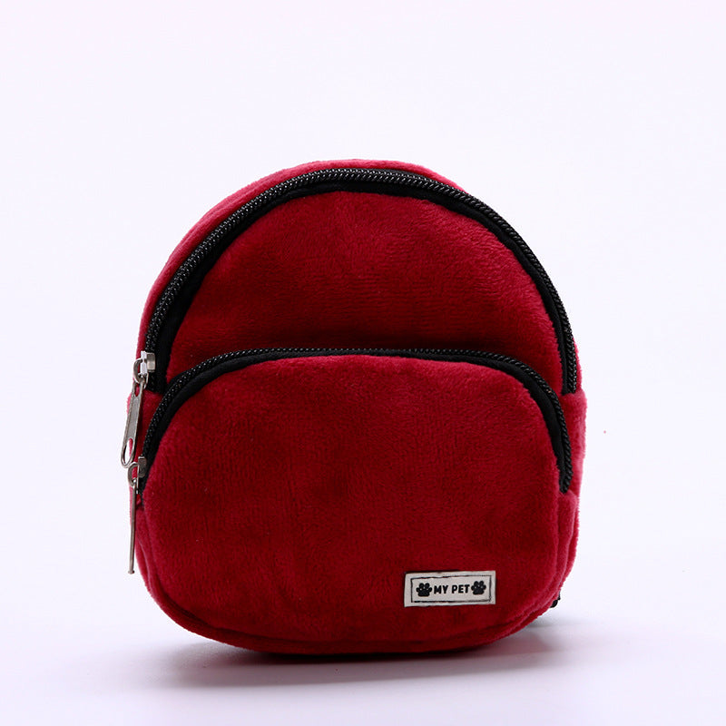 Flannel Cat Dog Portable Backpack For Snacks Flannel Cat Dog Portable Backpack For Sn | Ectron Online