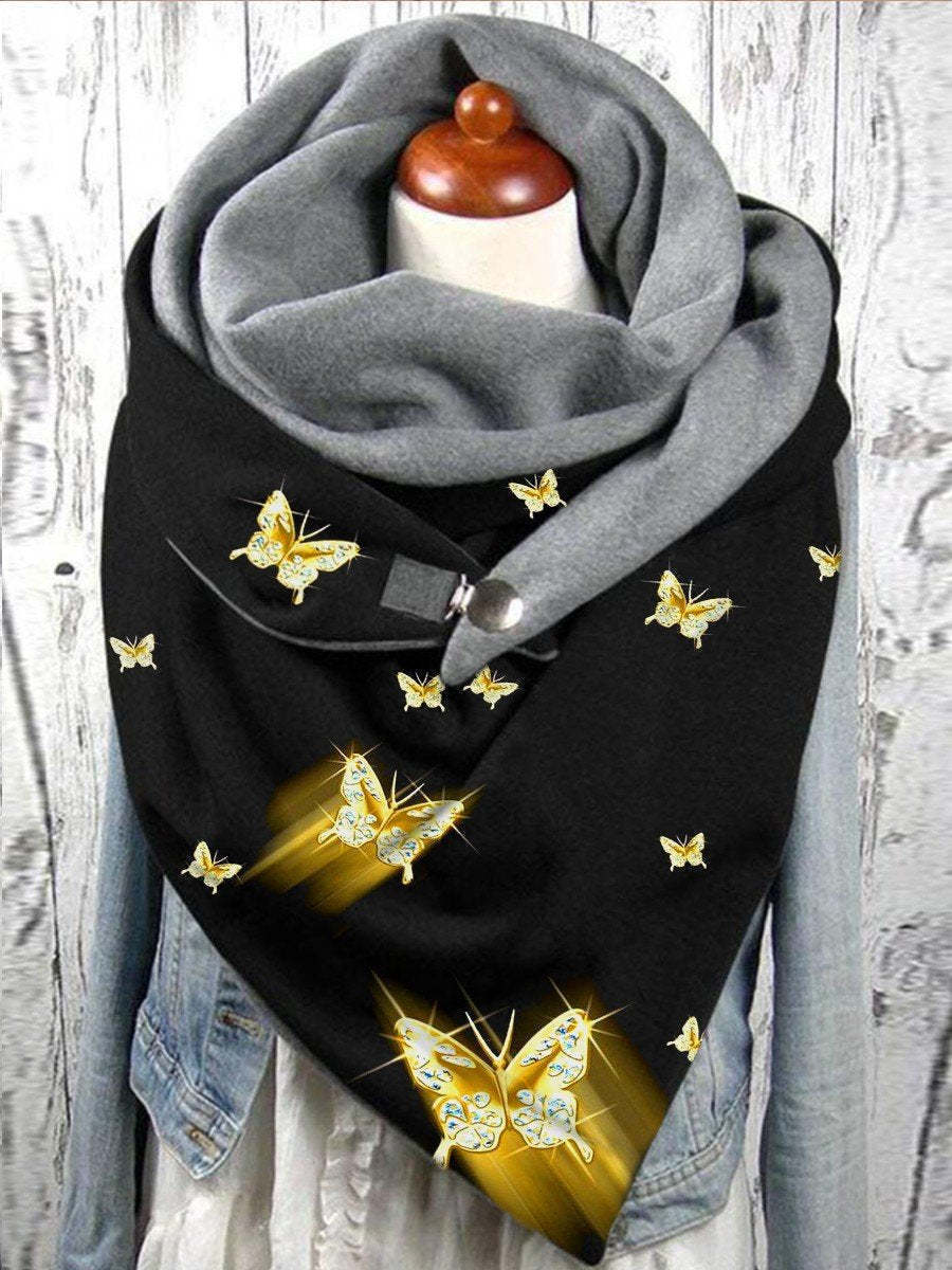 Women's Fashion Leisure Warm Clip Scarf