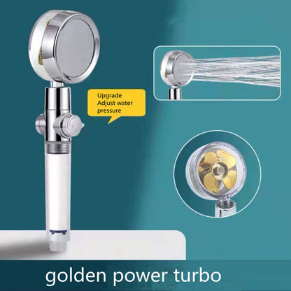 360° Rotating Turbo Shower Head Shower Head Water Saving Flow 360 Degree | Ectron Online