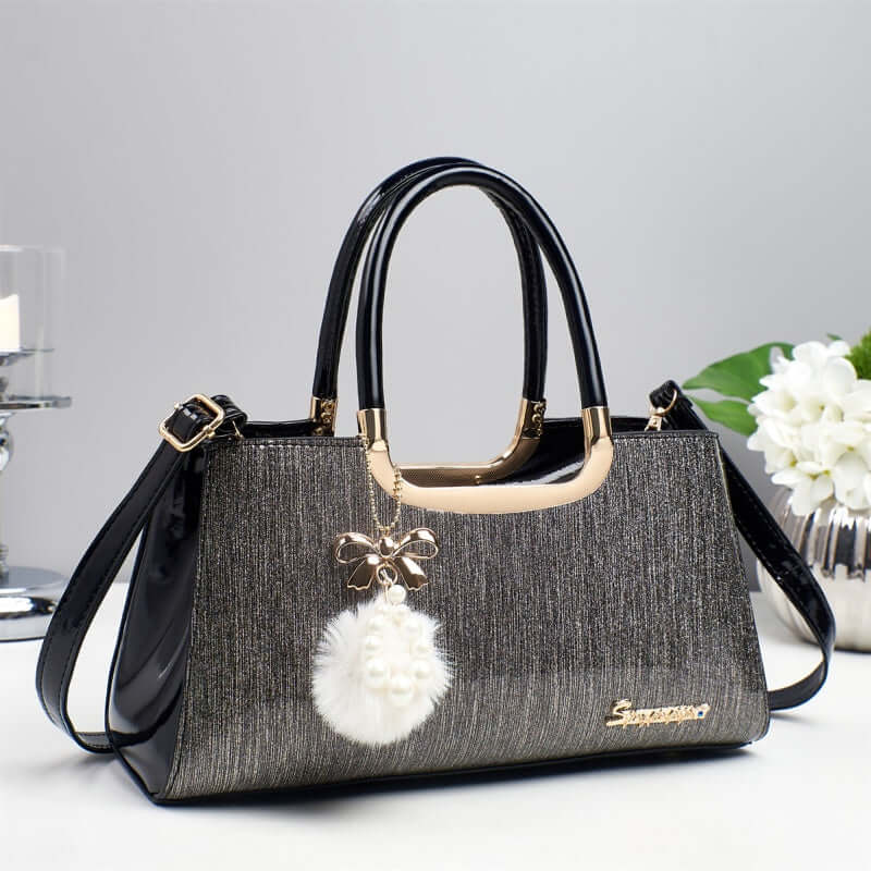 Premium Women's Leather Handbag - Classic Structured Tote Women's Leather Handbag | Ectron Online