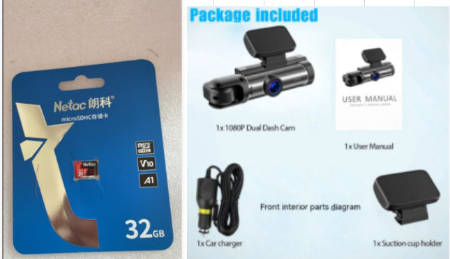 Dual-Lens HD Dash Cam – 3.16" Screen Driving Recorder Dual-lens HD 316-inch Driving Recorder | Ectron Online