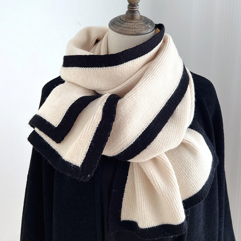 Color Matching Scarf Knitted Wool Scarf Color Matching Scarf Knitted Wool Scarf | Ectron Online