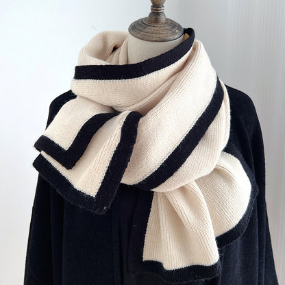 Color Matching Scarf Knitted Wool Scarf Color Matching Scarf Knitted Wool Scarf | Ectron Online
