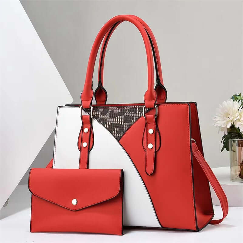 2-Piece Versatile Fashion Handbag Set - Tote & Matching Clutch Two Piece Versatile Fashion Handbags | Ectron Online