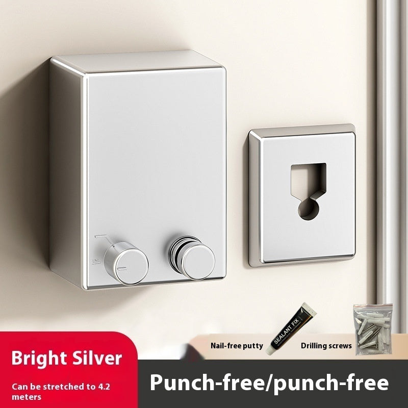 Invisible Clothesline – Punch-Free Wall-Mounted Balcony Dryer Invisible Clothesline Punch-free Home Ba | Ectron Online
