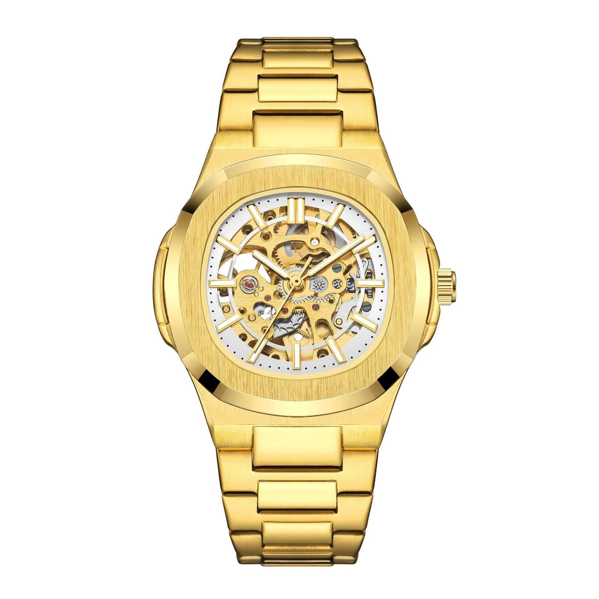 Men's Automatic Hollow Watch Mechanical Hollowing Automatic Business | Ectron Online