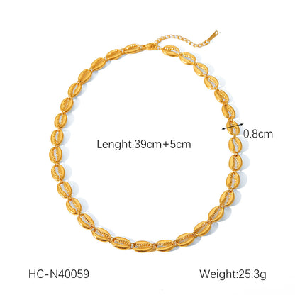 Fashion 18K Gold Plated Handmade Chain Ball Bead Chain