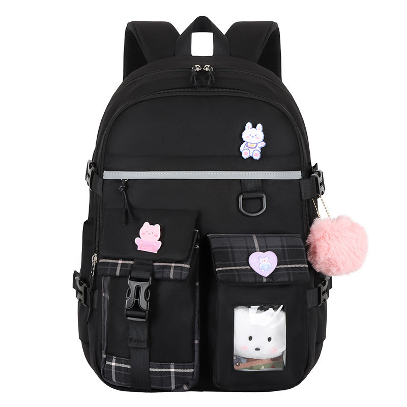 Cute Cartoon Student Schoolbag | Lightweight Burden-Reducing Bag Cartoon Cute And Lightweight Burden-redu | Ectron Online