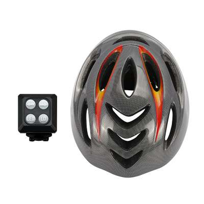 Intelligent steering helmet led bicycle equipment