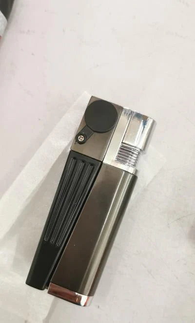 Encendedor Pipe Lighter Creative Foldable Metal Lighter Pipe Combination Portable Folding Pipe Lighter Smoking Men's Smoking Gadget