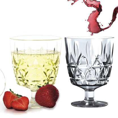 European Style Crystal Acrylic Drink Wine Glass