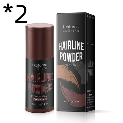 Luxfume Hairline Powder with packaging on a white background