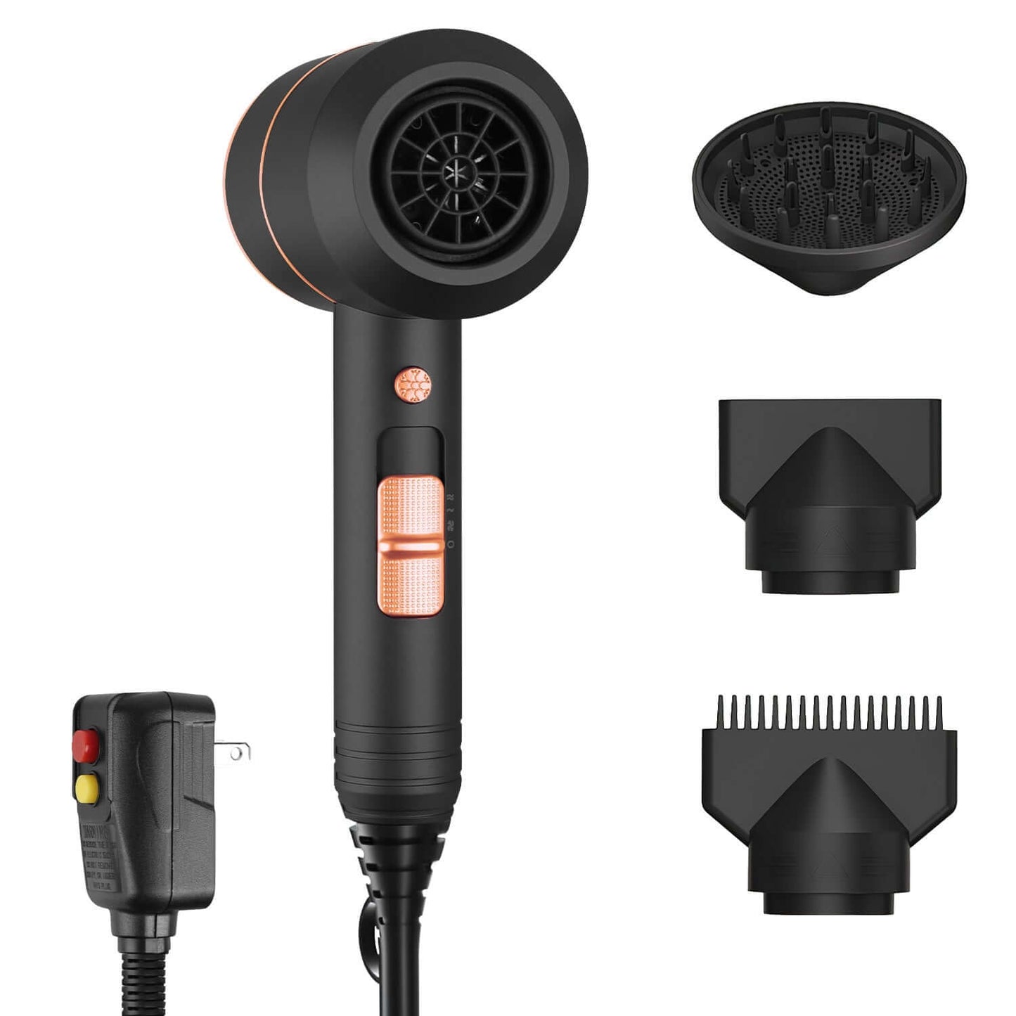 1800W Portable Compact Hair Dryer – Professional Styling Set 1Pc 1800W Hair Dryer Portable Compact Ha | Ectron Online