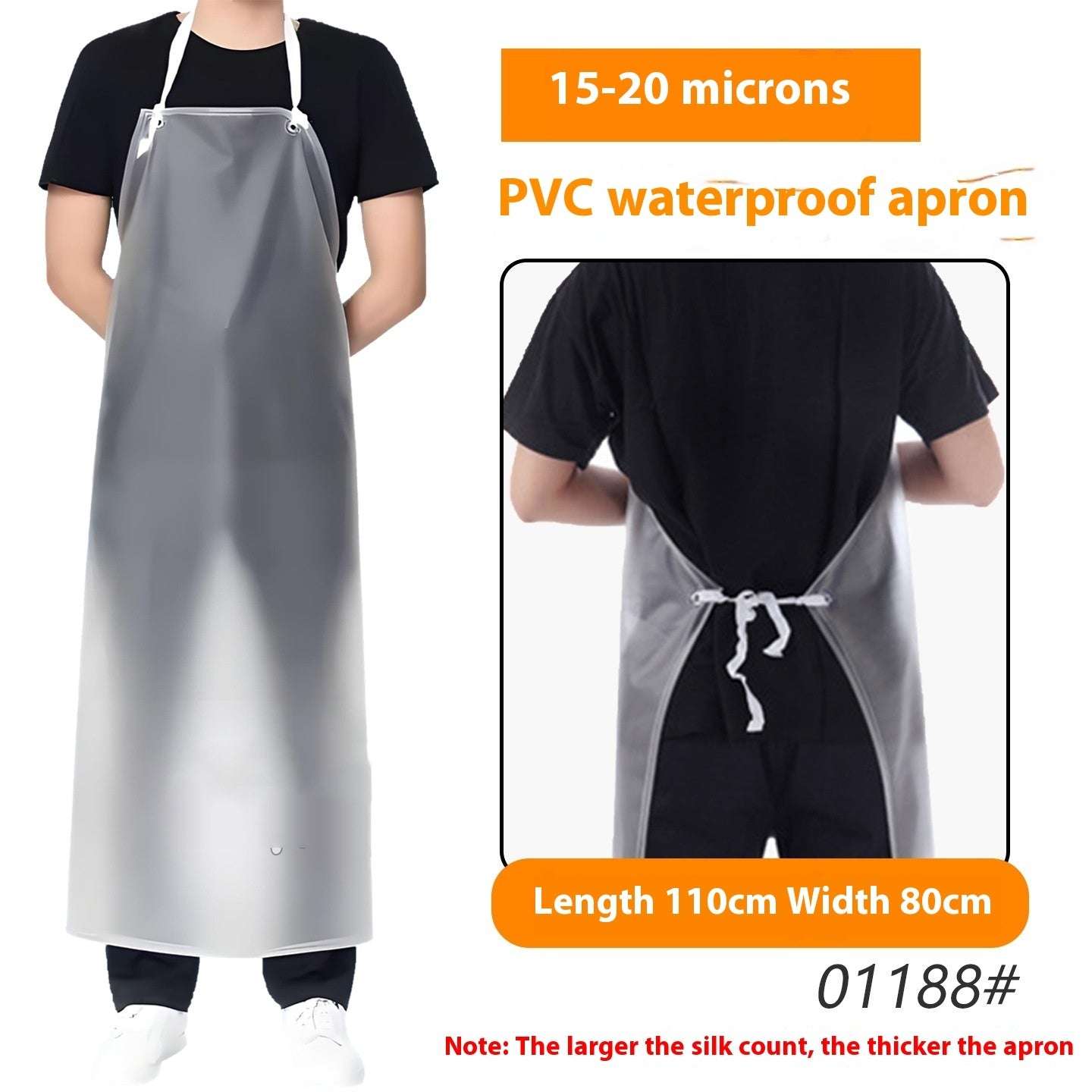 Thick Transparent PVC Apron Thick Transparent PVC Apron | Ectron Online
