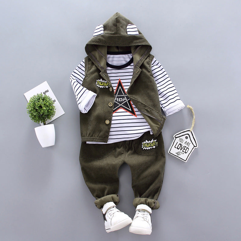 Boys' Autumn Three-Piece Suits | Children's Clothes Children's Clothes Boys' Suits Boys' Aut | Ectron Online