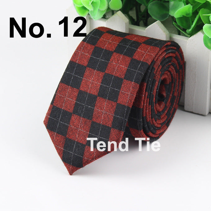 Men's Tie New Ultra-narrow Wool Elegant Atmosphere