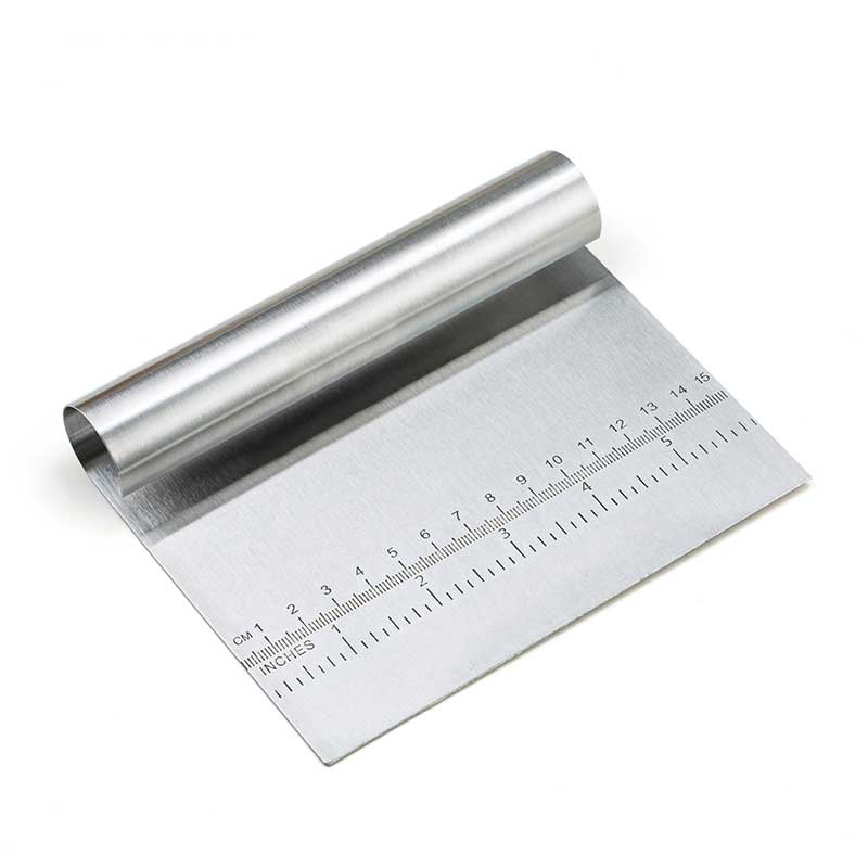 Stainless Steel Dough Scraper & Pastry Cutter with Scale