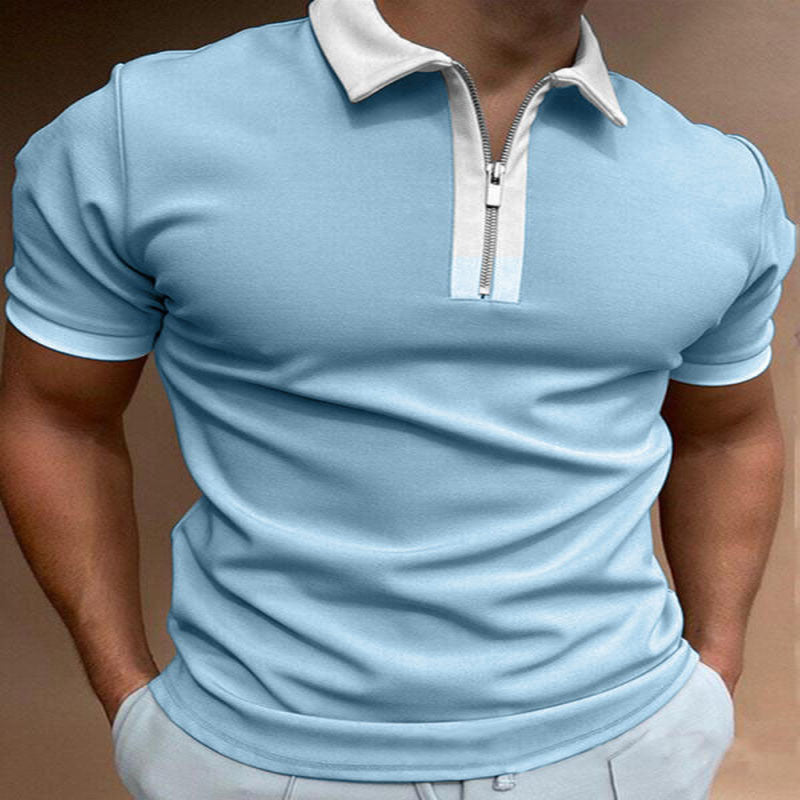 Men’s Solid Polo Shirt – Summer Short Sleeve Brand Shirt Men's Polo Shirt Men Solid Polo Shirts B | Ectron Online