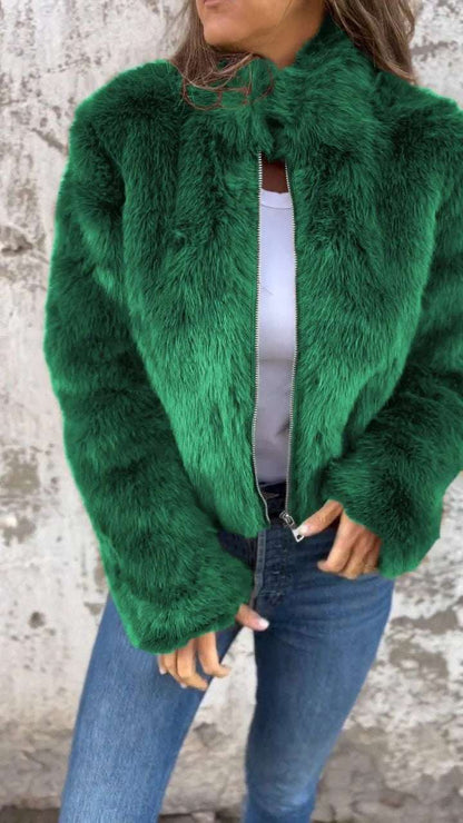 Fashion Stand Collar Plush Jacket Fashion Stand Collar Plush Jacket Winter | Ectron Online