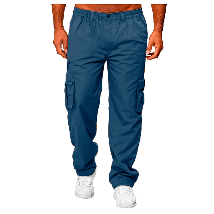 Men's Loose Straight Cargo Pants