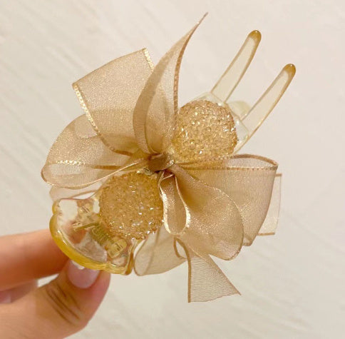 Elegant Bun Grabber Clip – Minimalist Floral Hair Accessory Bun Grabber Clip Headdress Sense Barrett | Ectron Online