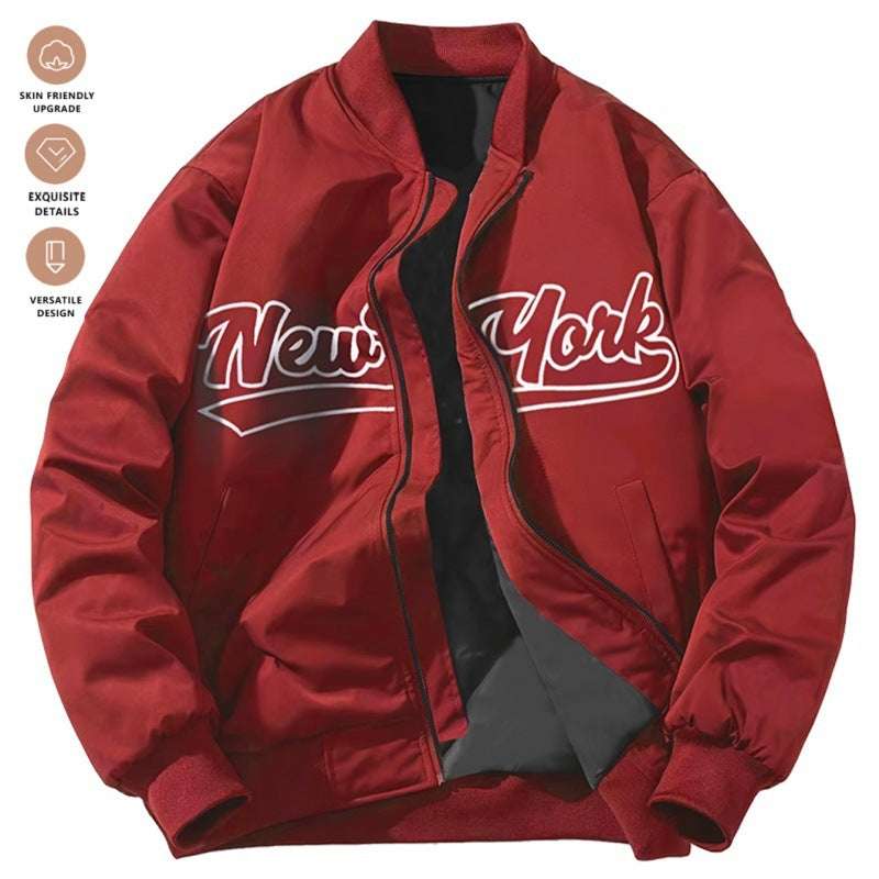 Retro Baseball Uniform Jacket Baseball Uniform Retro Stand Collar Top | Ectron Online
