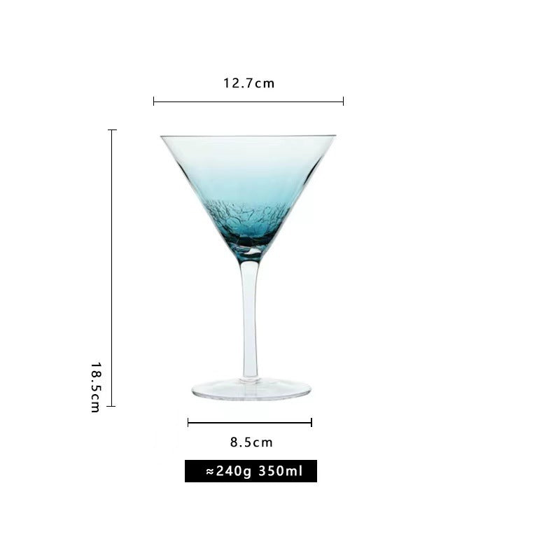 Modern Art Crystal Glass | Ice Crack Design Crystal Glass | Ectron Online