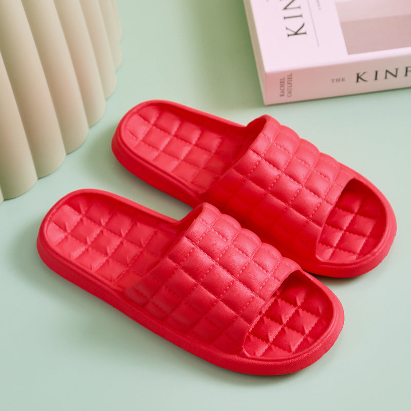Couple Summer Slippers Bathroom Non-Slip Home Shoes Men And Women Couple Summer Slippers Bathroom Non-Slip | Ectron Online