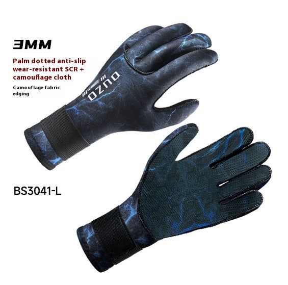 Neoprene Cold Water Gloves Non-slip Fishing Fishing Winter Swimming | Ectron Online