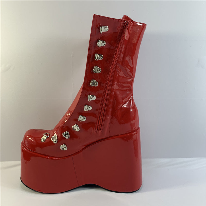 Casual Platform Shoes – Flat High-Top & Low-Top Options Casual Flat Platform High-top Low-top Sh | Ectron Online