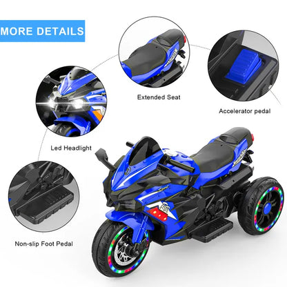 12V Kids Electric Motorcycle Kids Powered Ride-ons Toy, Kids Motorcyc | Ectron Online