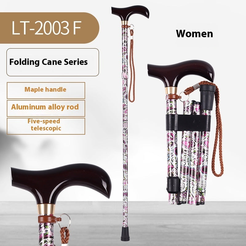 Multifunctional Non-Slip Smart Retractable Folding Cane Multifunctional Non-slip Smart Retractab | Ectron Online