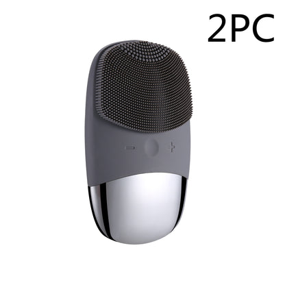 {{ brand }} Mini Silicone Electric Facial Cleansing Brush - Sonic Skin Massager - Mini Silicone Electric Face Cleansing Br
