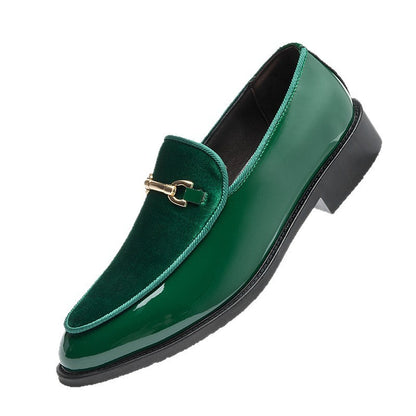 Patent Leather Shiny Shoes Lightweight Trendy Versatile Casual