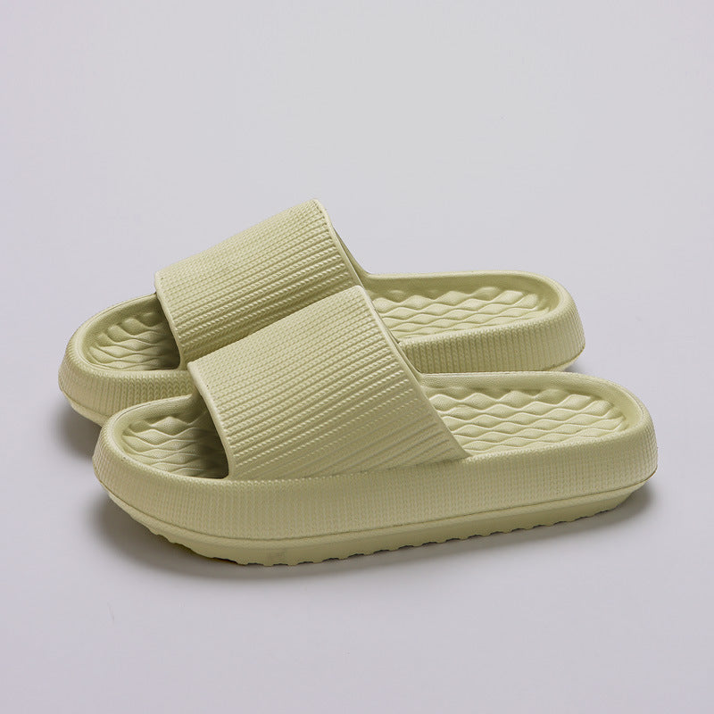 Summer EVA Slippers Solid Color Rhombus Stripe Anti-slip Slippers New Women's Home Shoes Summer EVA Slippers Solid Color Rhombus | Ectron Online