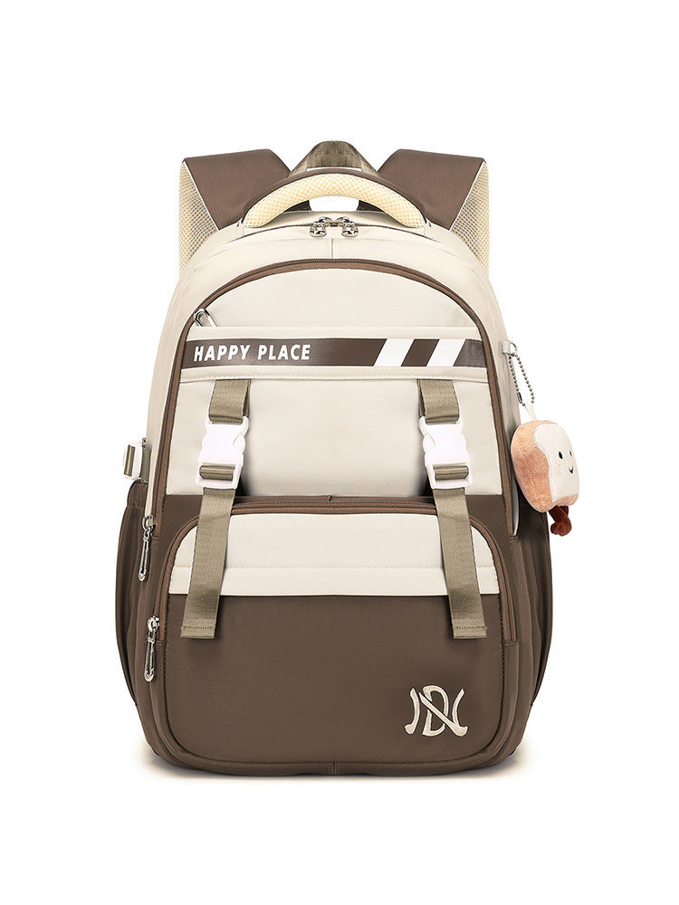 Minimalist Preppy Schoolbag | Stain-Resistant Academic Backpack Minimalist Preppy Style Stain-resistant | Ectron Online