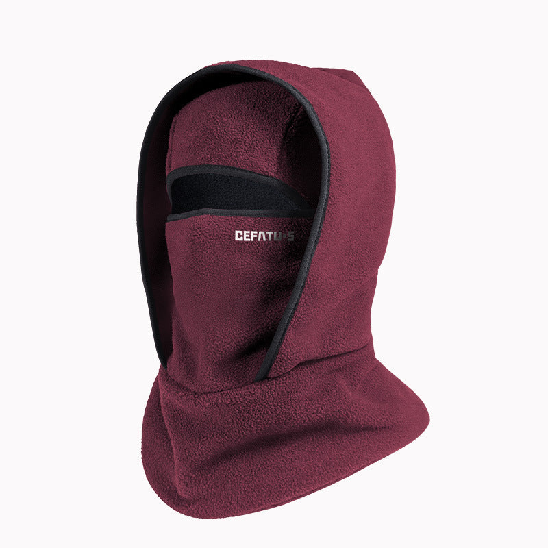 Outdoor Winter Warm Hat and Scarf Integrated Headgear Outdoor Winter Warm Hat And Scarf Integr | Ectron Online