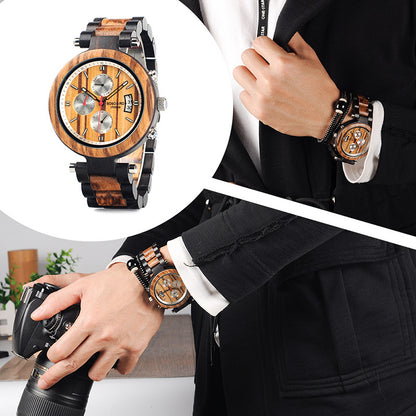 Men's Multi-functional Business Quartz Watch