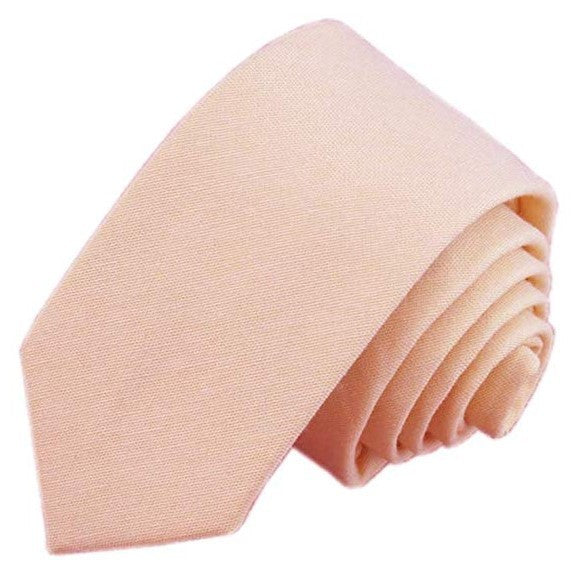 6cm Solid Color Tie - Cotton Linen Blend Men's Tie | Ectron Online